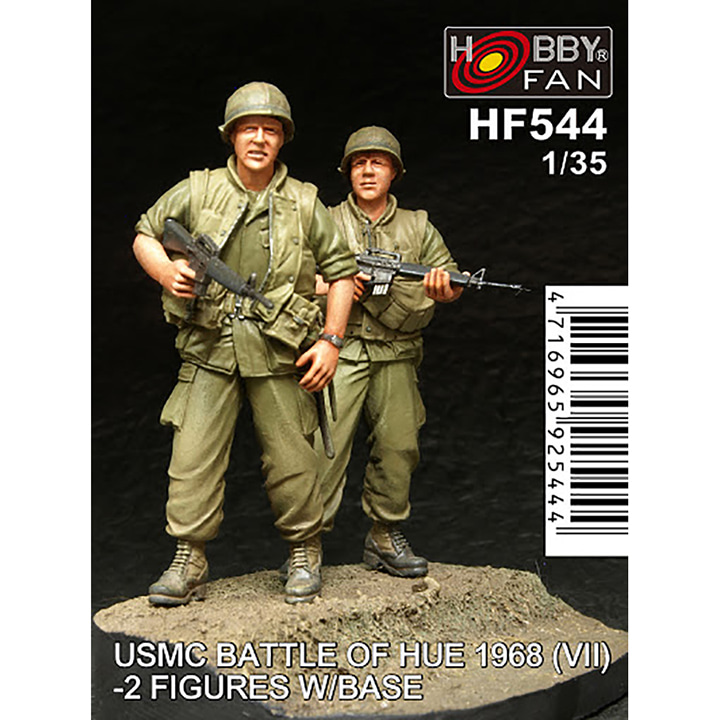 BFHF544 1대35 미해병대 후에 전투 1968년 시리즈 넘버 7  및 베이스 - 레진 재질