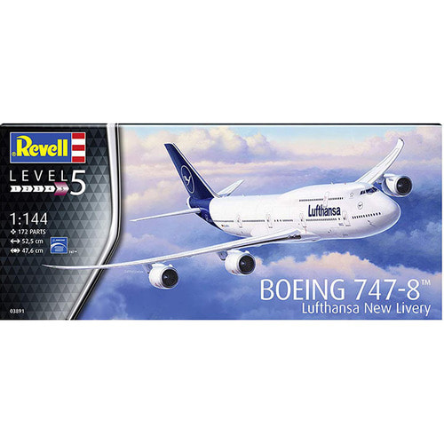 BV3891 1/144 Boeing 747-8 Lufthansa