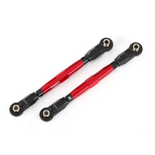 AX8948R Toe links, front (TUBES red-anodized, 7075-T6 aluminum, stronger than titanium) (88mm) (2)/ rod ends, rear (4)/ rod ends, front (4)/ aluminum wrench (1)