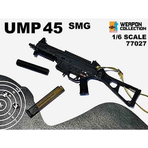 BD77027 1대6  UMP 45 기관단총 - 액션 피규어용 모형 제품/작동 불가
