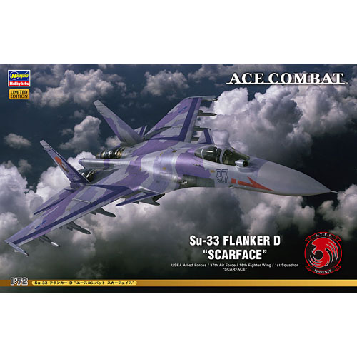 BH52132 1/72 Su-33 Flanker D Ace Combat Scarface