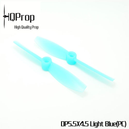 HQ Durable Prop 5.5X4.5 Light Blue (2CW+2CCW)-Poly Carbonate