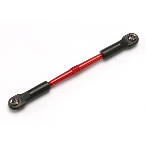 AX5595 Turnbuckle aluminum (red-anodized) front toe link 61mm (1) (assembled with rod ends and hollow balls) (see part 5539X for complete set of Jato aluminum turnbuckles)