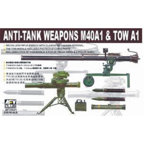BF35021 1/35 Anti-tank Weapon M40A1 and TOW A1