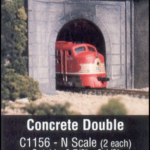 JWC1156 터널: 콘크리드 더블 - N scale (2ea)