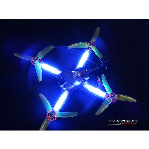 FuriousFPV Lightning PDB with Double LED (4 strips)