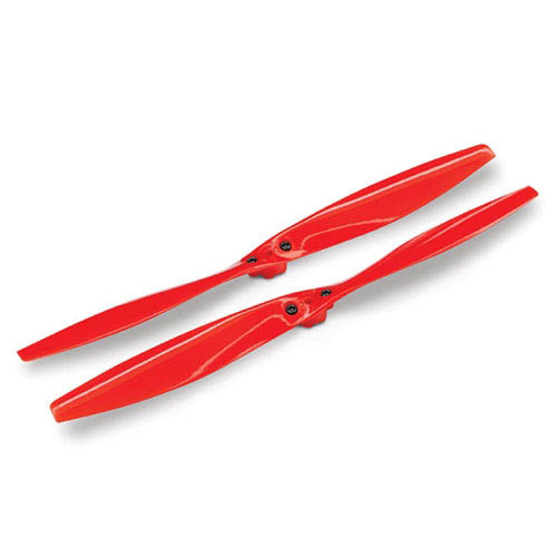 AX7928 Rotor blade set, red (2) (with screws)