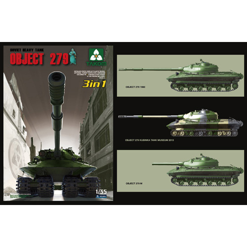 BT2001 1/35 Soviet Heavy Tank OBJECT 279 3 in1