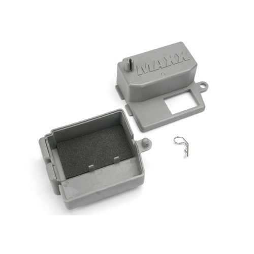 AX5159 Box receiver (upper and lower halves)/ clip (1)/ foam pad